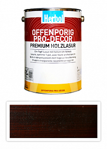 HERBOL Offenporig Pro Decor - univerzální lazura na dřevo 5 l Palisandr 8409