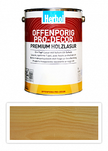 HERBOL Offenporig Pro Decor - univerzální lazura na dřevo 5 l Bezbarvá 0450