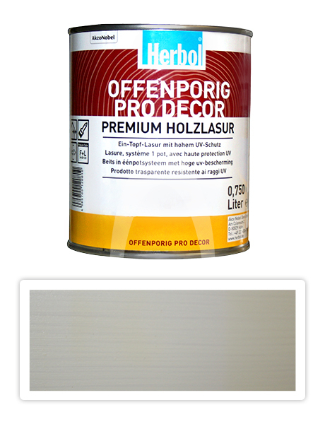 HERBOL Offenporig Pro Decor - univerzální lazura na dřevo 0.75 l Bílá 0301