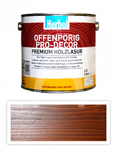 HERBOL Offenporig Pro Decor - univerzální lazura na dřevo 2.5 l Teak 8406