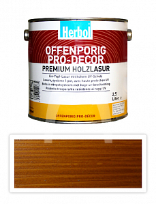 HERBOL Offenporig Pro Decor - univerzální lazura na dřevo 2.5 l Vlašský ořech 8404