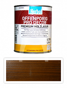 HERBOL Offenporig Pro Decor - univerzální lazura na dřevo 0.75 l Rustikální dub 1402