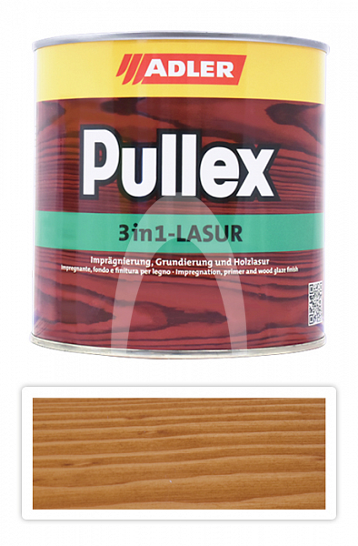 ADLER Pullex 3in1 Lasur - tenkovrstvá impregnační lazura 0.75 l Dub 4435050044