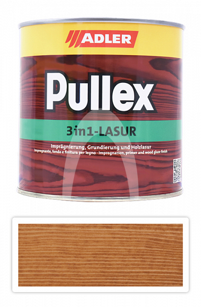 ADLER Pullex 3in1 Lasur - tenkovrstvá impregnační lazura 0.75 l Modřín 4435050045