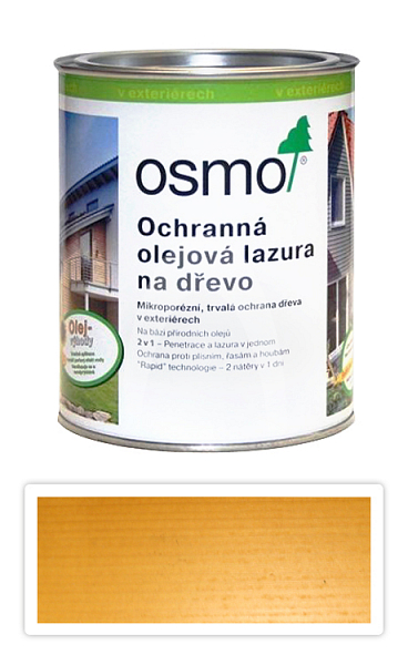 OSMO Ochranná olejová lazura 0.75 l Oregon pinie 731
