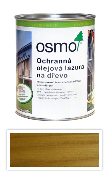 OSMO Ochranná olejová lazura 0.75 l Dub světlý 732