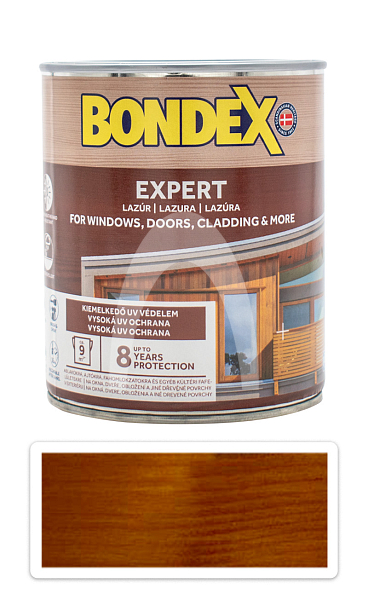 BONDEX Expert - silnovrstvá syntetická lazura na dřevo v exteriéru 0.75 l Teak