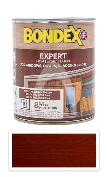 BONDEX Expert - silnovrstvá syntetická lazura na dřevo v exteriéru 0.75 l Redwood