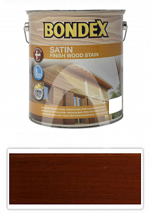 BONDEX Satin - silnovrstvá lazura pro ošetření dřeva v exteriéru 5 l Redwood 909