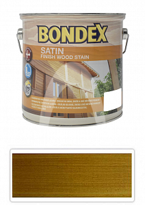 BONDEX Satin - silnovrstvá lazura pro ošetření dřeva v exteriéru 2.5 l Dub 922