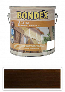 BONDEX Satin - silnovrstvá lazura pro ošetření dřeva v exteriéru 2.5 l Ořech 931