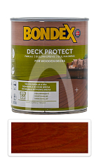 BONDEX Deck Protect - ochranný syntetický olej na dřevo v exteriéru 0.75 l Červený mahagon