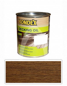 BONDEX Decking Oil - speciální napouštěcí olej 0.75 l Dub