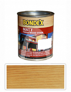 BONDEX Matt - tenkovrstvá syntetická lazura 0.75 l Oregonská pinie 728