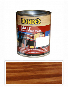 BONDEX Matt - tenkovrstvá syntetická lazura 0.75 l Redwood 743