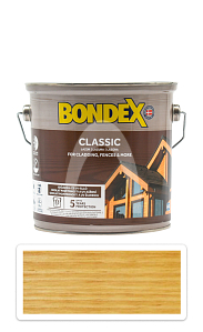BONDEX Classic - matná tenkovrstvá syntetická lazura 2.5 l Dub