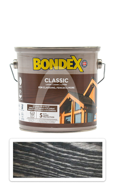 BONDEX Classic - matná tenkovrstvá syntetická lazura 2.5 l Eben