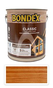 BONDEX Classic - matná tenkovrstvá syntetická lazura 5 l Teak