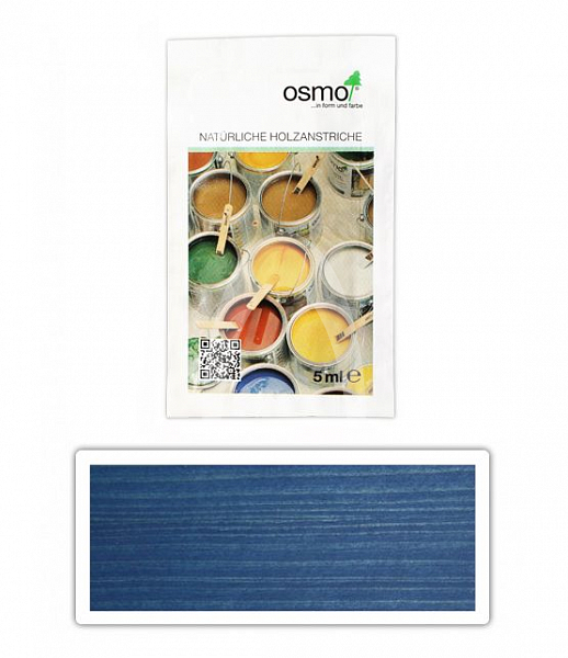 OSMO Dekorační vosk intenzivní odstíny 0.005 l Modrý 3125 vzorek