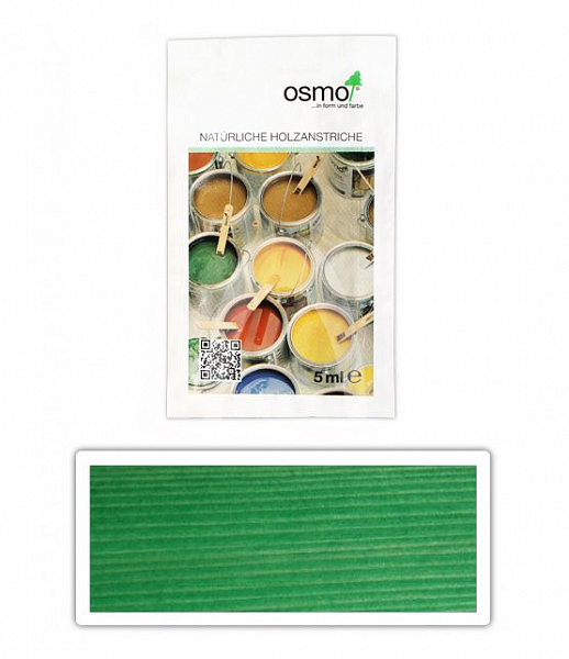OSMO Dekorační vosk intenzivní odstíny 0.005 l Zelený 3131 vzorek