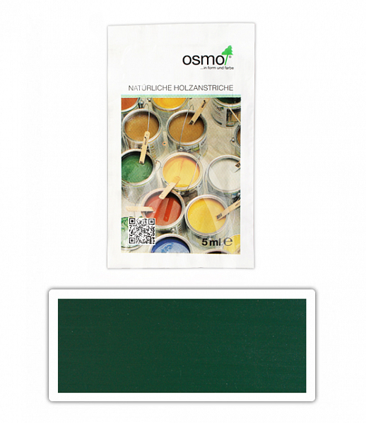 OSMO Selská barva 0.005 l Jedlově zelená 2404 vzorek