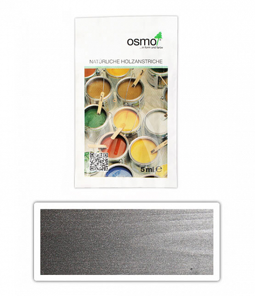 OSMO Ochranná olejová lazura Efekt 0.005 l Onyx stříbrný 1143 vzorek