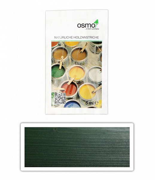 OSMO Ochranná olejová lazura 0.005 l Jedlově zelená 729 vzorek