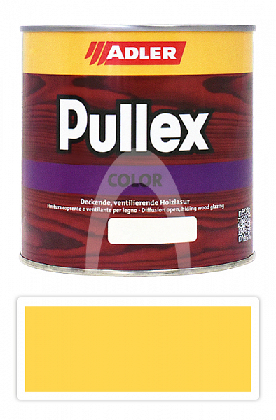 ADLER Pullex Color - krycí barva na dřevo 0.75 l Zinkgelb / Zinkově žlutá RAL 1018