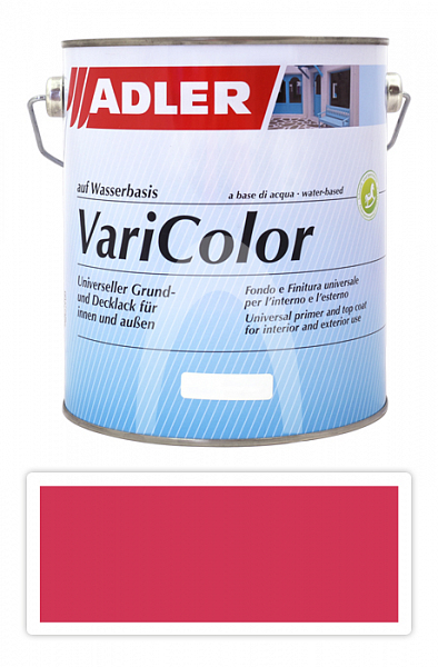 ADLER Varicolor - vodou ředitelná krycí barva univerzál 2.5 l Rosé / Růžová RAL 3017