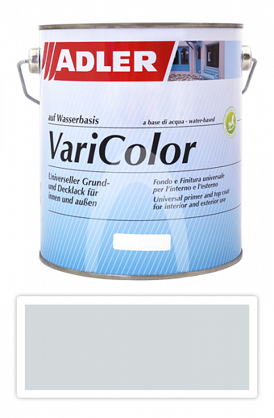 ADLER Varicolor - vodou ředitelná krycí barva univerzál 2.5 l Lichtgrau / Světle šedá RAL 7035