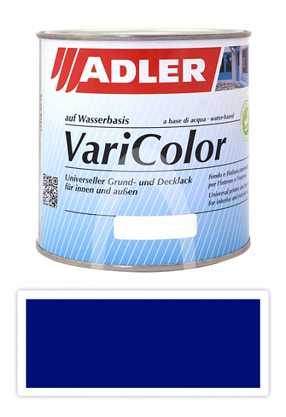 ADLER Varicolor - vodou ředitelná krycí barva univerzál 0.75 l Ultramarínová RAL 5002