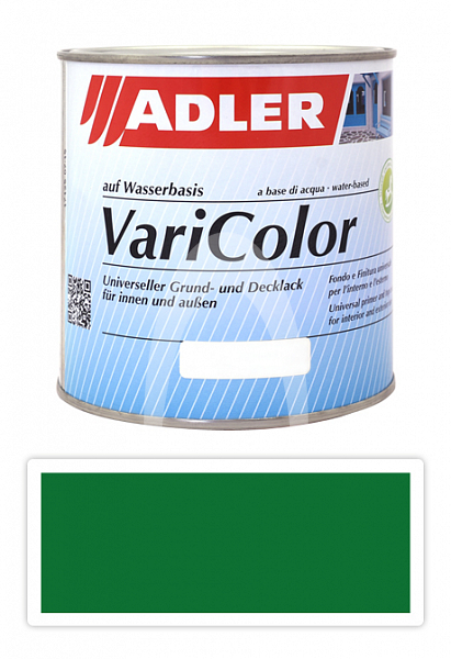 ADLER Varicolor - vodou ředitelná krycí barva univerzál 0.75 l Tyrkysová zelená RAL 6016