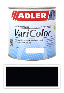 ADLER Varicolor - vodou ředitelná krycí barva univerzál 0.75 l Tiefschwarz / Černá RAL 9005