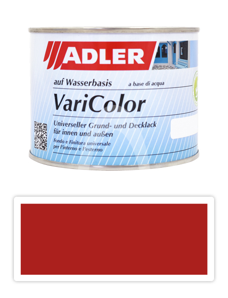 ADLER Varicolor - vodou ředitelná krycí barva univerzál 0.375 l Ohnivě červená  RAL 3000