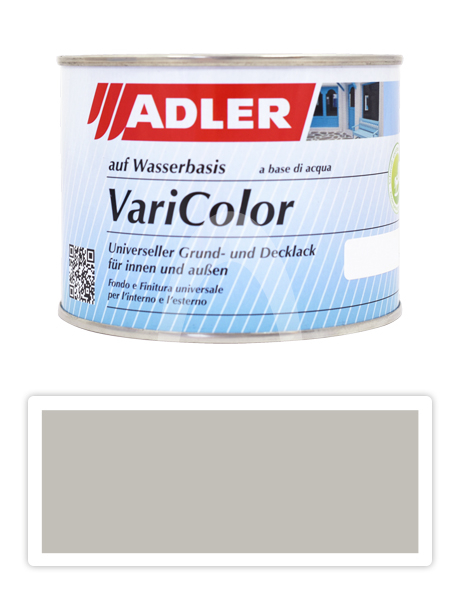ADLER Varicolor - vodou ředitelná krycí barva univerzál 0.375 l Hedvábná šedá RAL 7044
