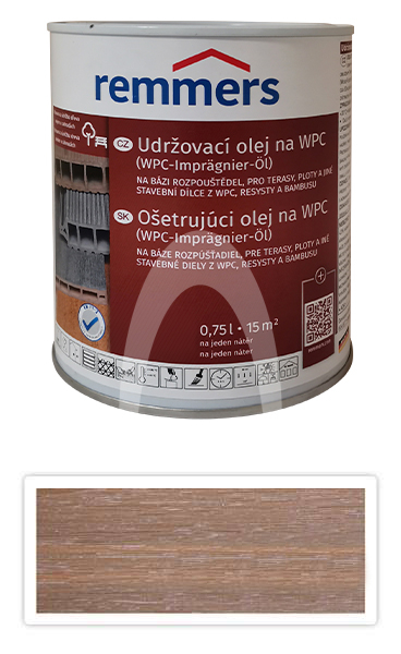 REMMERS Udržovací olej na WPC 0.75 l Hnědý