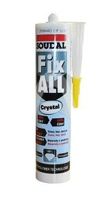 SOUDAL Fix ALL Crystal - lepicí tmel 290 ml