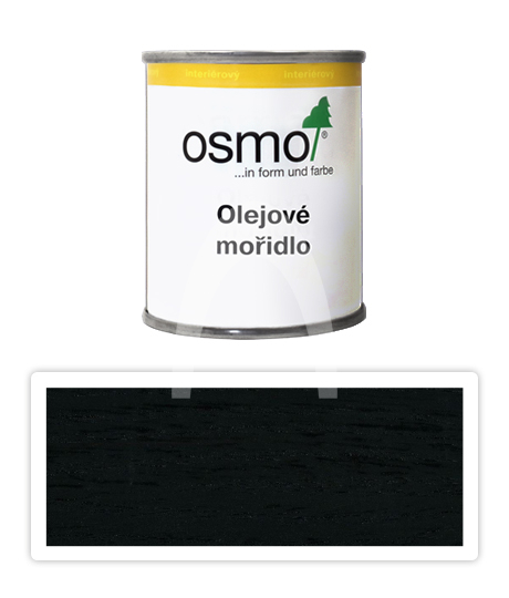 OSMO Olejové mořidlo 0.125 l Černá 3590