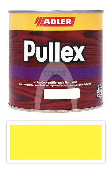 ADLER Pullex Color - krycí barva na dřevo 0.75 l Schwefelgelb / Sírově žlutá RAL 1016