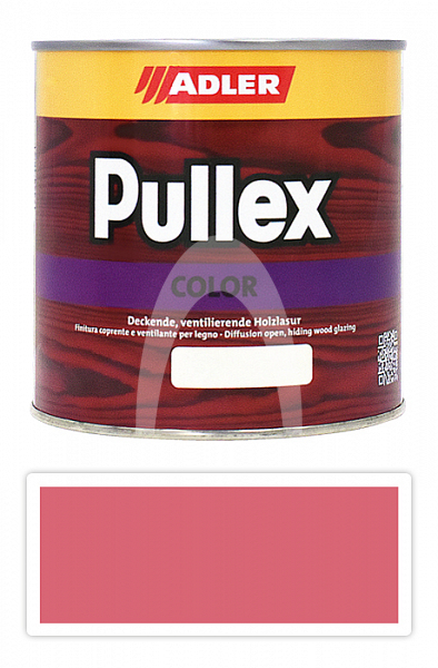 ADLER Pullex Color - krycí barva na dřevo 0.75 l Altrosa / Starorůžová RAL 3014