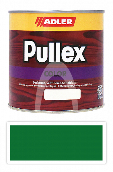 ADLER Pullex Color - krycí barva na dřevo 0.75 l Türkisgrün / Tyrkysová zelená RAL 6016