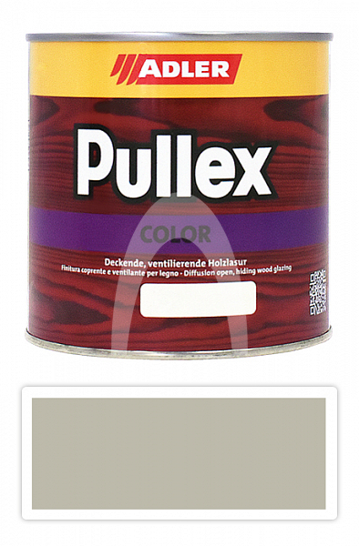 ADLER Pullex Color - krycí barva na dřevo 0.75 l Kieselgrau / Štěrková šedá RAL 7032