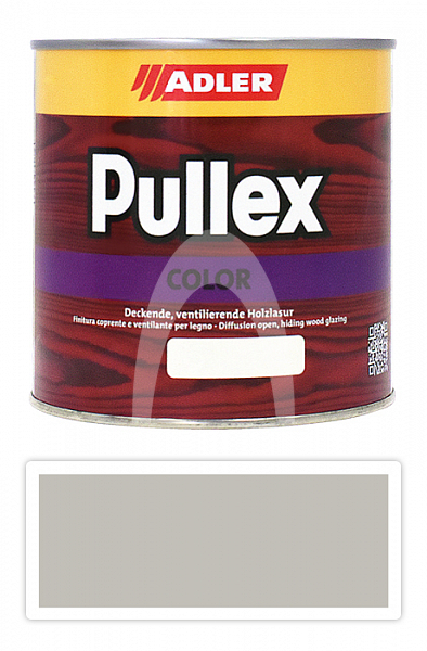 ADLER Pullex Color - krycí barva na dřevo 0.75 l Seidengrau / Hedvábná šedá RAL 7044
