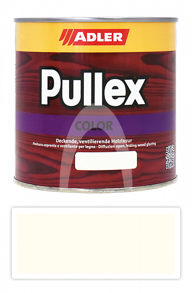 ADLER Pullex Color - krycí barva na dřevo 0.75 l Cremeweiss / Krémová RAL 9001