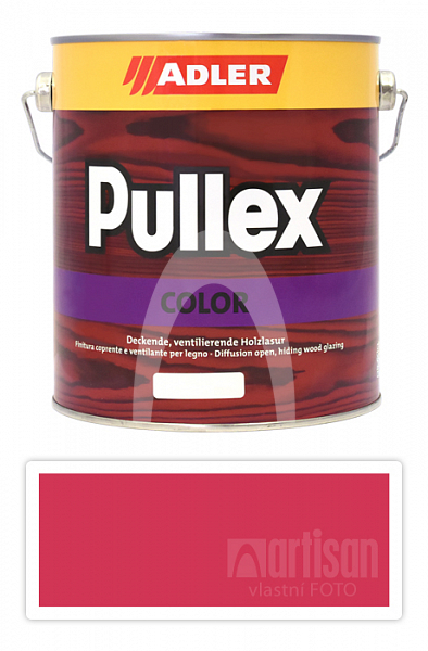 ADLER Pullex Color - krycí barva na dřevo 2.5 l Rosé / Růžová RAL 3017