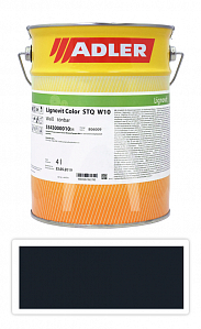 ADLER Lignovit Color - vodou ředitelná krycí barva 4 l Schwarzgrau / Černošedá RAL 7021