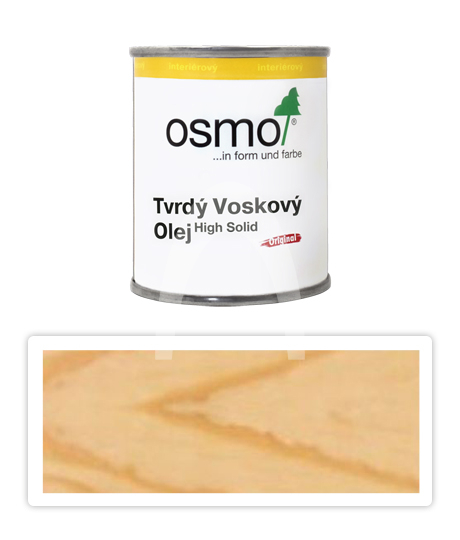 OSMO Tvrdý voskový olej pro interiéry 0.125 l Polomat (matný plus) 3065