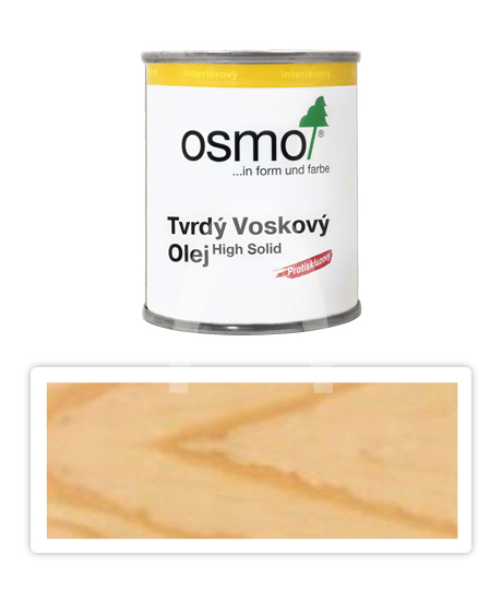 OSMO Tvrdý voskový olej pro interiéry protiskluzový R11 0.125 l Bezbarvý 3089