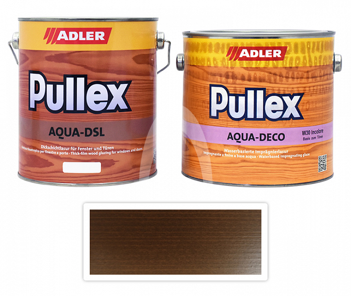 ADLER Sada - renovace dřevěných oken 2.5 l Haselnuss F017