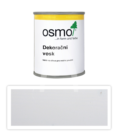 OSMO Dekorační vosk intenzivní odstíny 0.125 l Sníh 3188